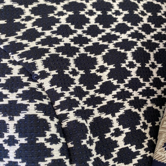 Banana Republic Dark Blue & White Sleeveless Dress - Size 4 - Picture 2 of 2